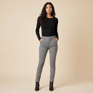 Zara Womens Small Houndstooth Skinny Trouser